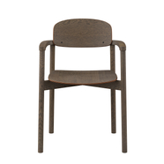 SM842 design szék, lakkozott mokka tölgy
