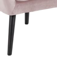Astro fotel, rózsaszín bársony