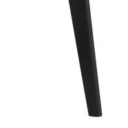 Roxby étkezőasztal, fekete, D140cm