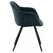Noella design karfás szék, sötétkék