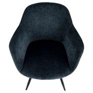 Noella design karfás szék, sötétkék
