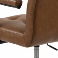 Cosmo irodai karfás szék, barna