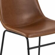 Oregon design szék, brandy textilbőr