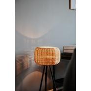 Abild asztali lámpa, natúr rattan