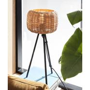 Abild asztali lámpa, natúr rattan