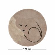 Artemis szőnyeg, homok, D120 cm