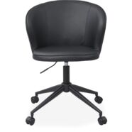 Gain irodai szék, fekete textilbőr, fekete fém láb