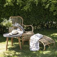 Himalaya fotel, natúr rattan