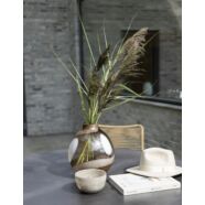 Thera váza, barna, D25 cm