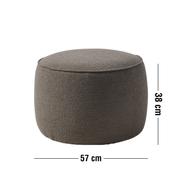 Wida puff, taupe bouclé