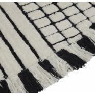 Adam szőnyeg, fekete-fehér, D200cm