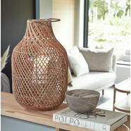 Riga lámpás, natúr rattan, H45 cm