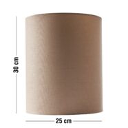 Liddy lámpabúra, bézs, D25 cm