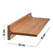 Lerum falipolc, olajozott tölgy, 70 cm