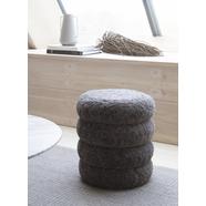 Bytom puff, taupe bouclé