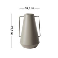 Dagmar váza 25.5cm, homok