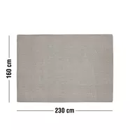 Kervo kilim szőnyeg, 160x230cm, világosszürke