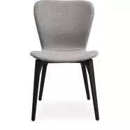 Paragon design szék, taupe bouclé, fekete kőrisfaláb
