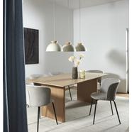 Eden design szék, krém bouclé, fekete fém láb