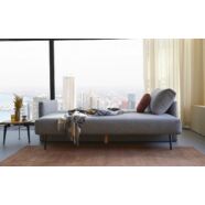 Tripi karfás ágyazható kanapé, 565, világosszürke szövet