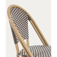 Marilyn kerti bisztró szék, alumínium/polyrattan