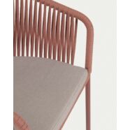 Yanet kerti szék, terrakotta színű kötél