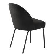 Creston design szék, fekete szövet