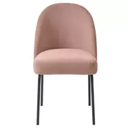 Creston design szék, rózsaszín szövet