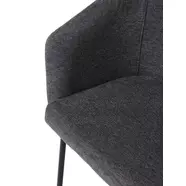Easton design szék, sötétszürke szövet