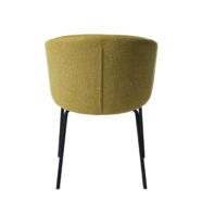 Easton design szék, mustársárga szövet