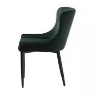 Ottowa design szék, zöld bársony