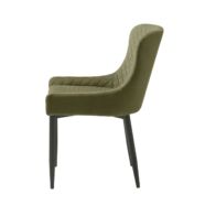 Ottowa szék, olivazöld bársony