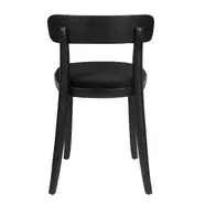 Brandon design design szék, fekete bársony
