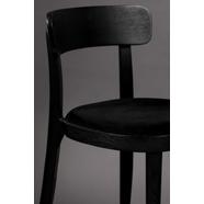 Brandon design design szék, fekete bársony
