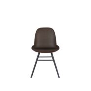 Albert Kuip design szék, sötétbarna PP, fekete láb