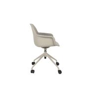 Albert Kuip karfás irodai design szék, taupe