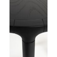 Storm dohányzóasztal, fekete tölgy, D60 cm