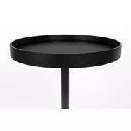 Yuri lerakóasztal, fekete, D40 cm