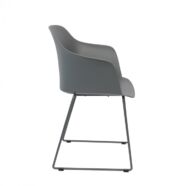 Tango design karfás szék, szürke műanyag