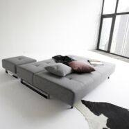 Supremax ágyazható kanapé, szürke szövet