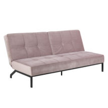 Perugia ágyazható kanapé, rózsaszín bársony