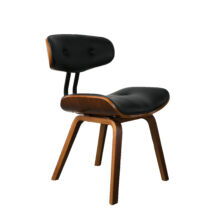 Blackwood design szék, fekete/dió