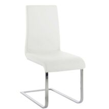 Maddox design szék, fehér textilbőr, KIFUTÓ!