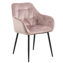 Brooke design szék, rózsaszín bársony