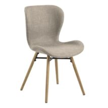 Batilda design szék, homok/szürke szövet