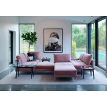 Alva kanapé púder rózsaszín bársony