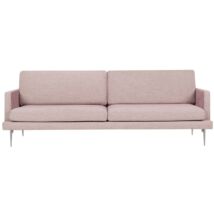 Ludvig 3 személyes kanapé, rózsaszín szövet