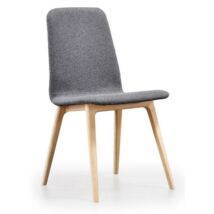 SM92 design szék, tölgy váz, szürke szövet