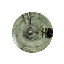 Wood dekorációs tányér, zöld, D30 cm