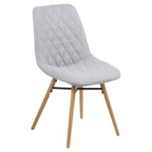 Lif design szék, világosszürke szövet, tölgy láb